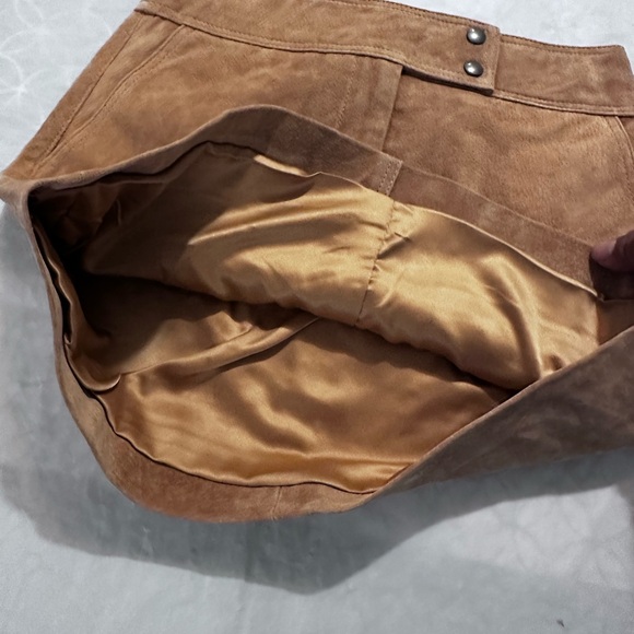 Blank NYC Women's Skirt Run For It Leather Suede Mini Size 25 - Picture 3 of 8